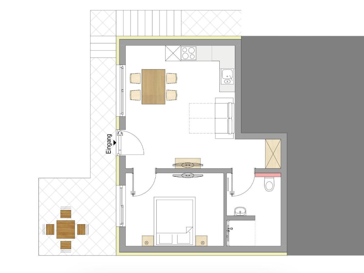 Albblick Apartment Streichen